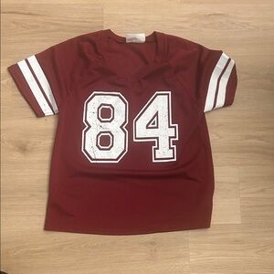 No Boundaries Burgundy Kids Jersey with White Accents